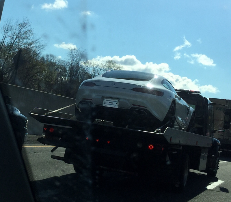 Illustration for article titled 2016 Mercedes AMG GT S spotted this morning